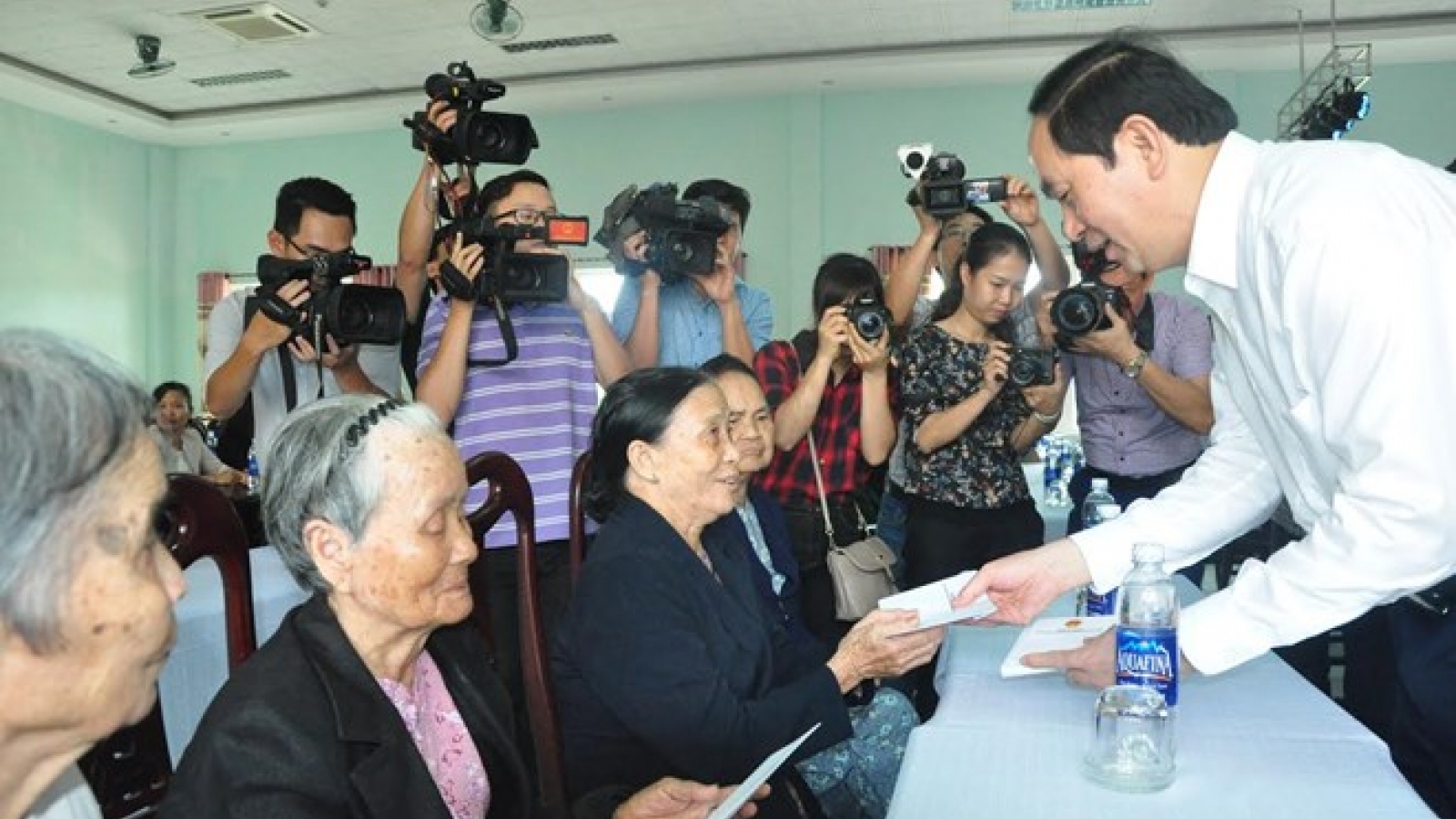 President asserts duty to care for revolutionary contributors