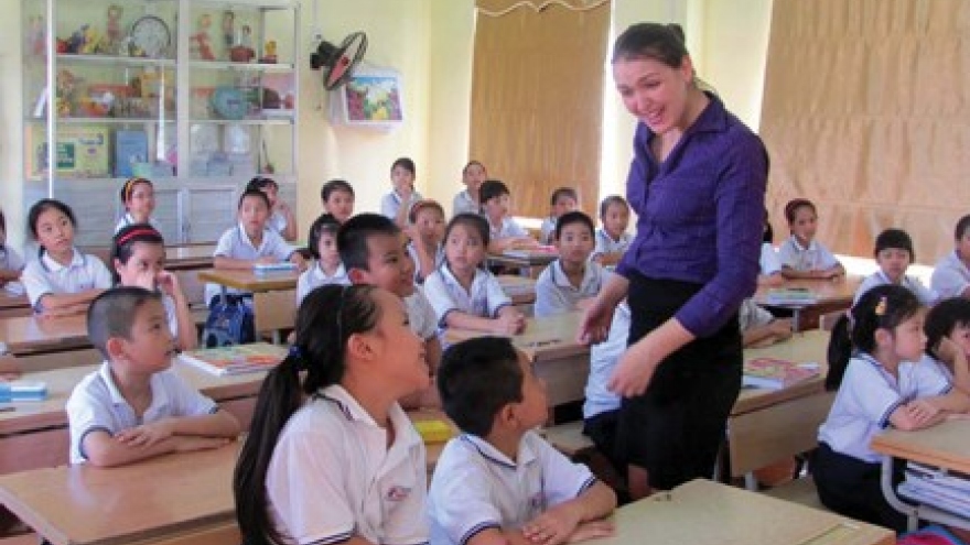 Khanh Hoa: Foreign teachers to teach English in primary schools
