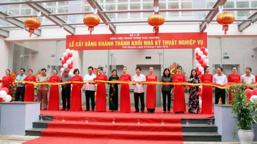 Technique building unveiled at big hospital in Thai Nguyen