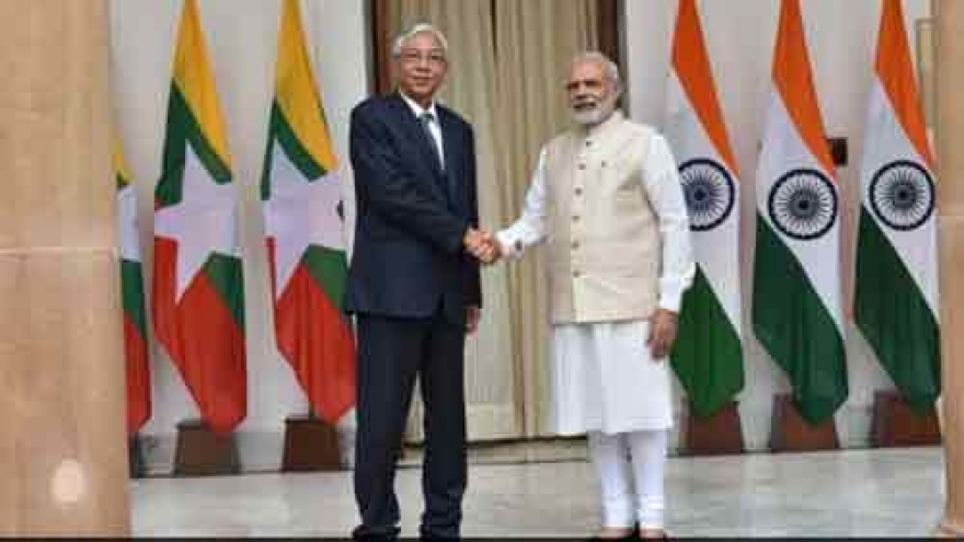 Indian PM appreciates relations with Myanmar