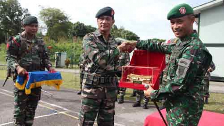 Indonesia, Malaysia hold joint military drill