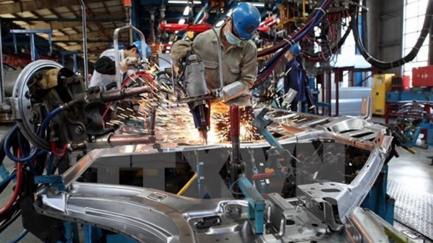 Ten-month industrial production index rises 9.5 percent