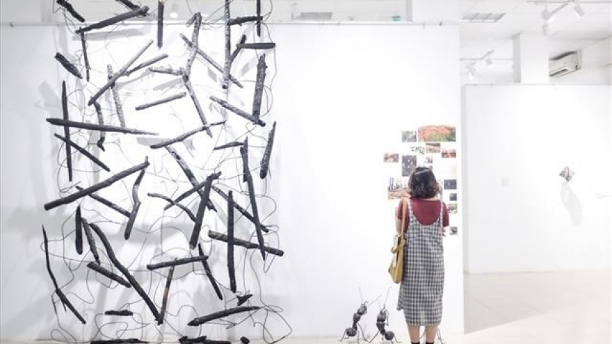 Artists display works inspired by insects