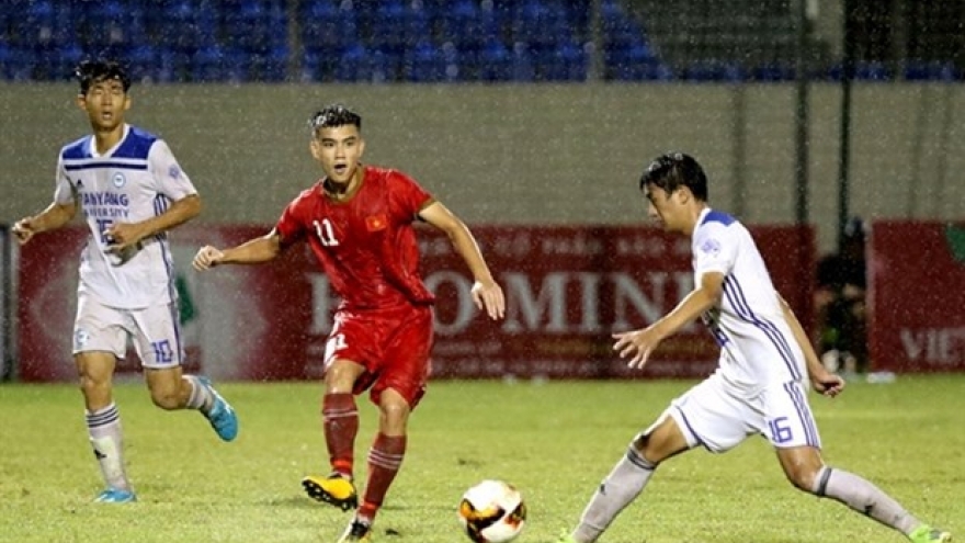 Vietnam beat Hanyang University in int’l U21 football champs