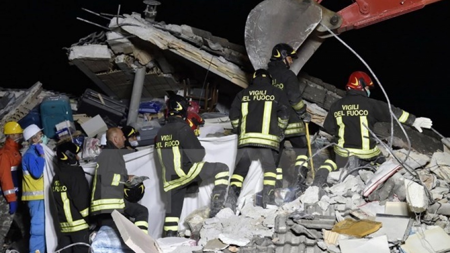 Condolences to Italy over strong earthquake