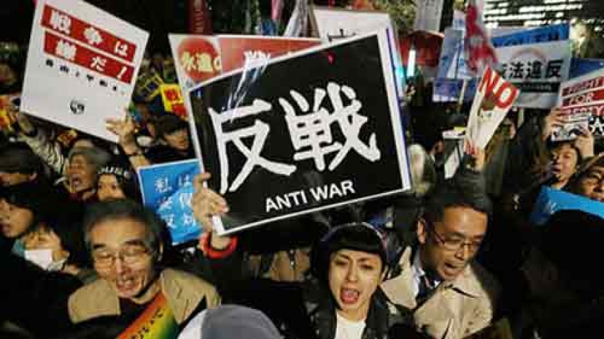 Japan’s new security law comes into force