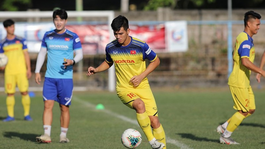 National squad hold first training session in Indonesia