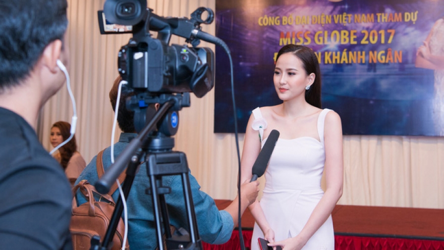 Khanh Ngan sets off for Miss Globe 2017 