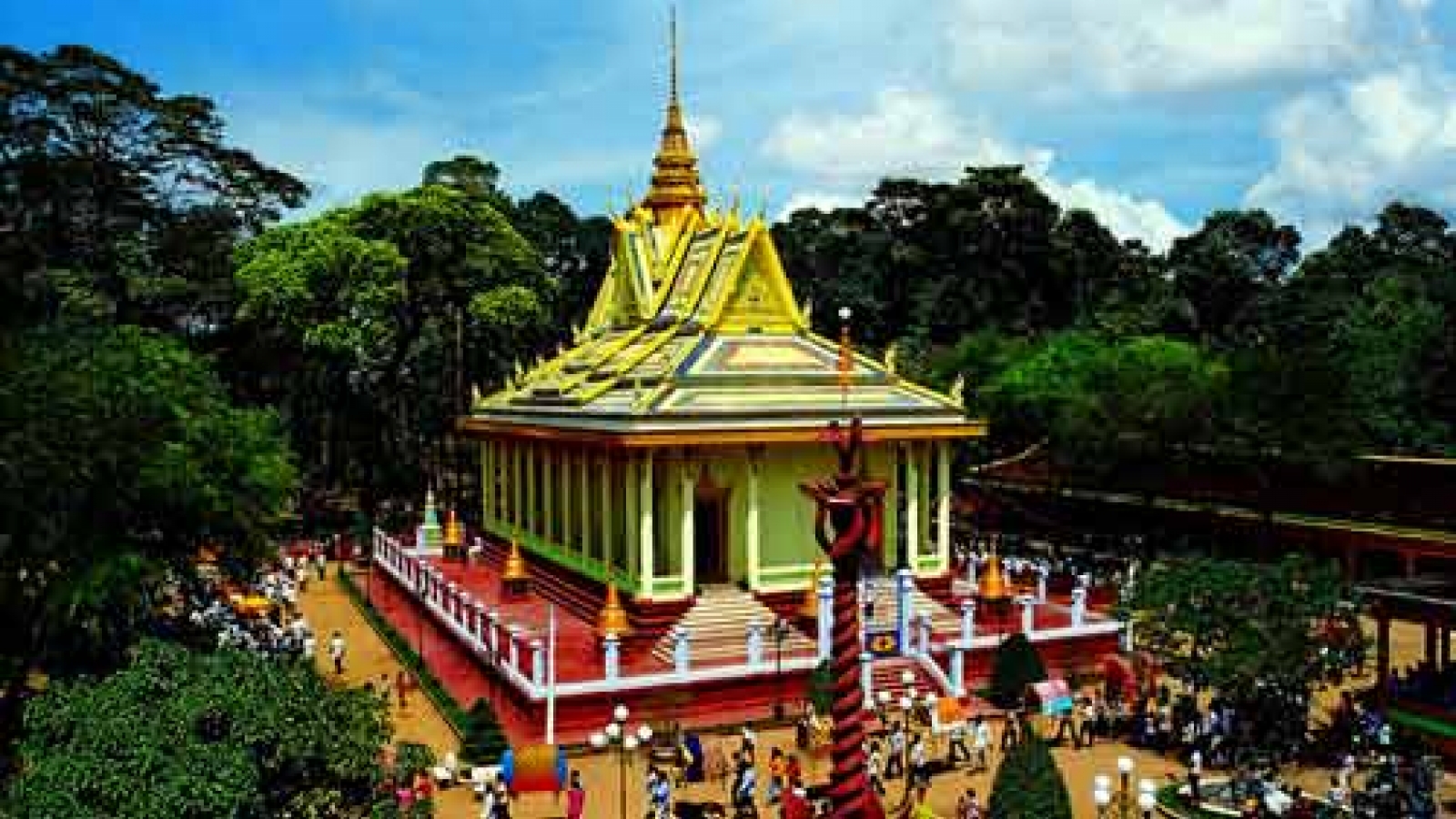 Typical architecture of Khmer pagodas