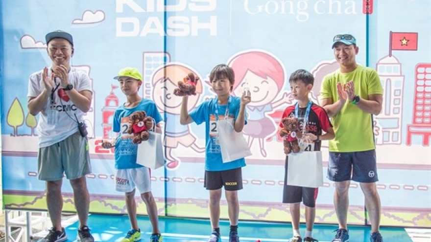 Kids’ Dash marathon attracts 220 participants
