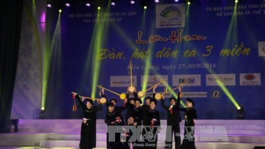 Folk music festival in Kien Giang