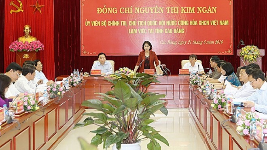 Top legislator inspects Cao Bang’s rural development