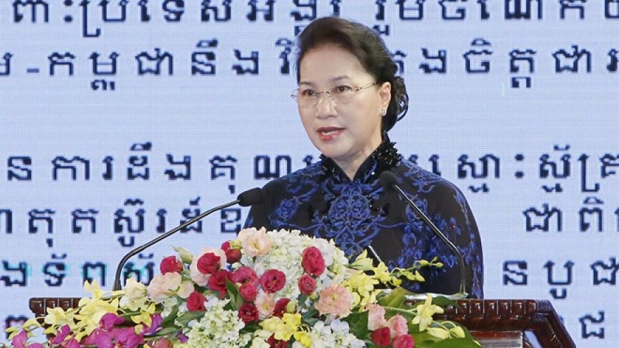 Speech by NA Chairwoman at celebration of VN-Cambodia diplomatic ties