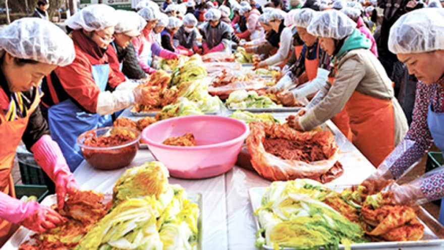 Kimjang culture of making and sharing Kimchi