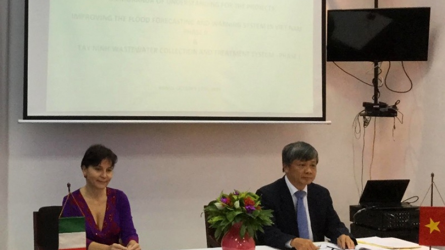 Italy helps Tay Ninh in flood early warning and wastewater treatment