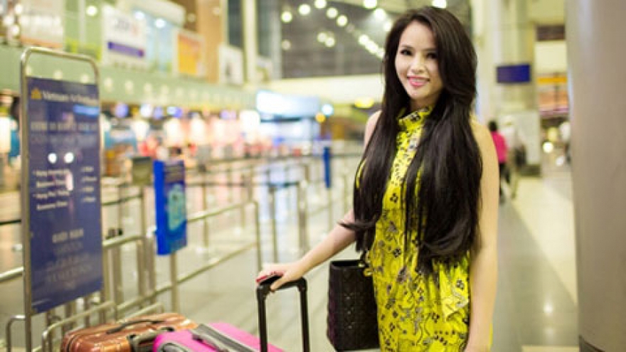 Lai Huong Thao competes in Miss World 2013
