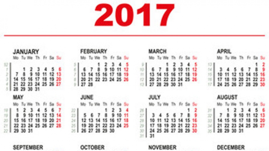 New Year calendars to go on display