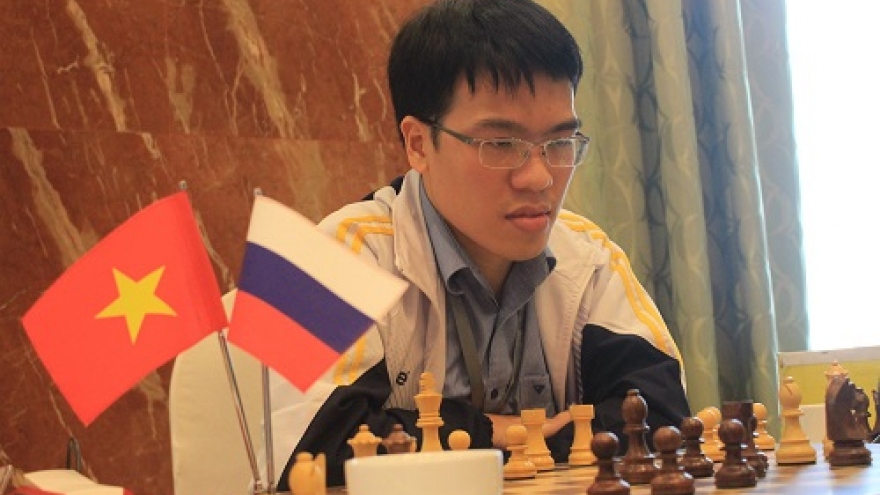 Quang Liem competes at Danzhou Super Grandmaster Chess Tournament 