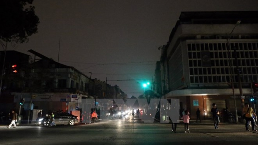 Lights off in Vietnam during Earth Hour