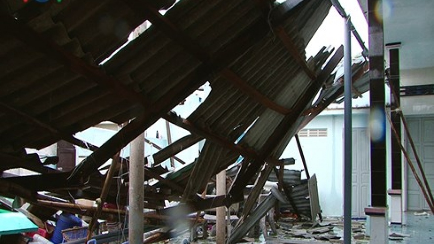 Tornado causes severe damage on Phu Quy Island