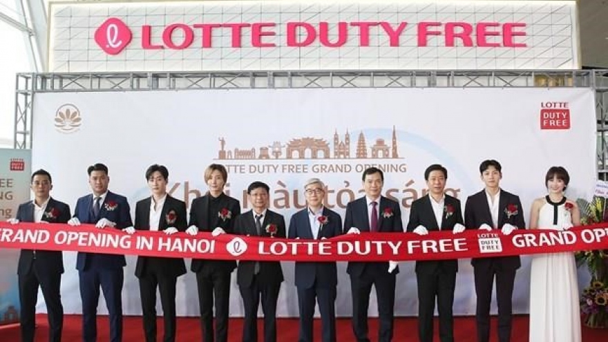 Lotte opens duty-free store at Noi Bai int’l airport