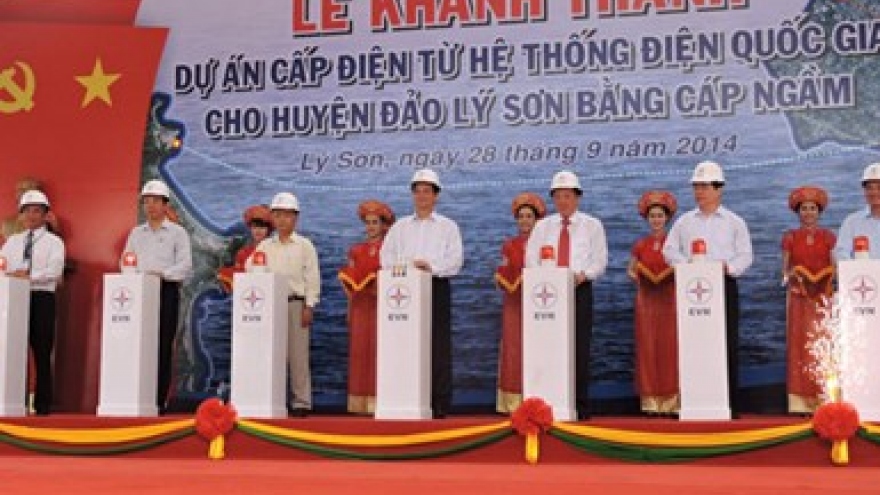 PM kickstarts power supply to Ly Son Island
