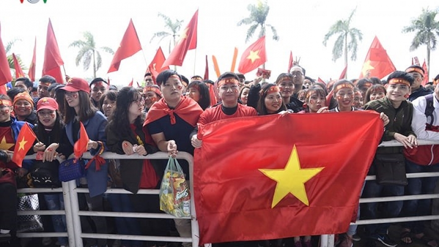 Millions of hearts aflutter as kick off nears for Vietnam U23s 