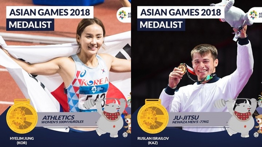 Vietnam 20th in ASIAD medal tally on August 28