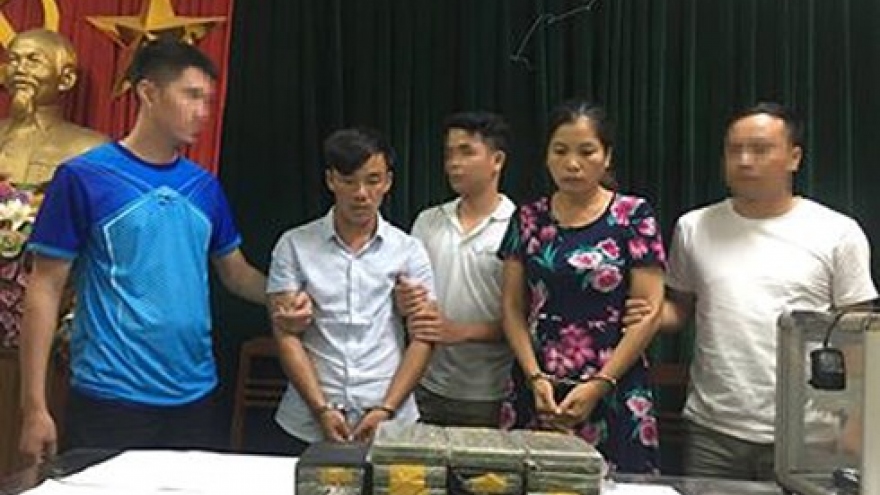 Thai Nguyen police seize 50 bricks of heroin in drugs bust