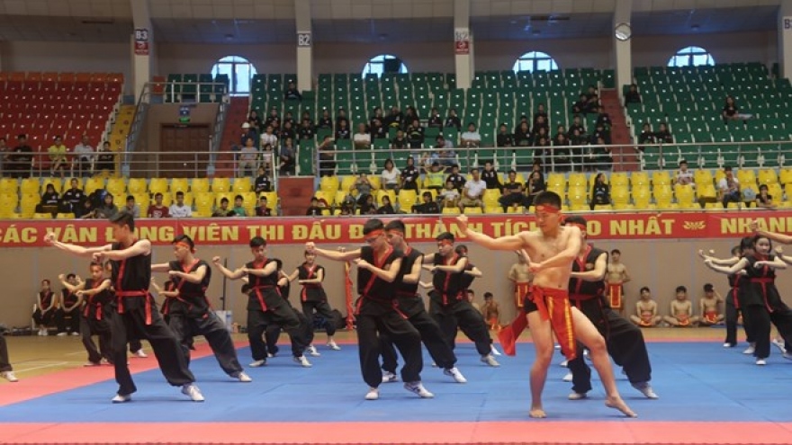 Martial arts exchange between Vietnamese, French provinces