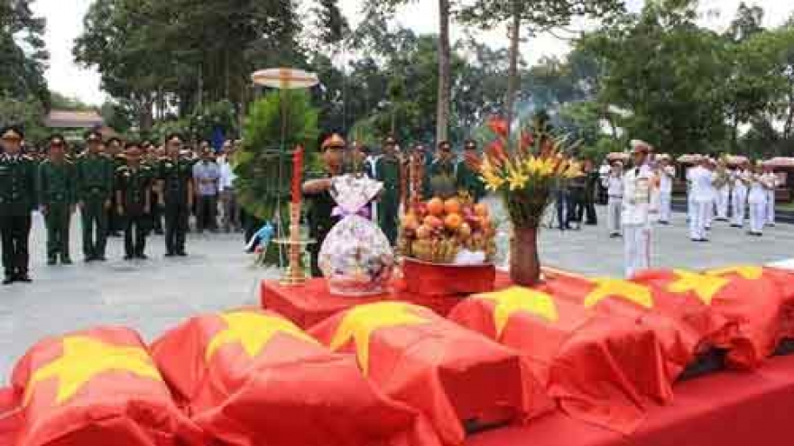 Martyrs’ remains reburied in HCM City