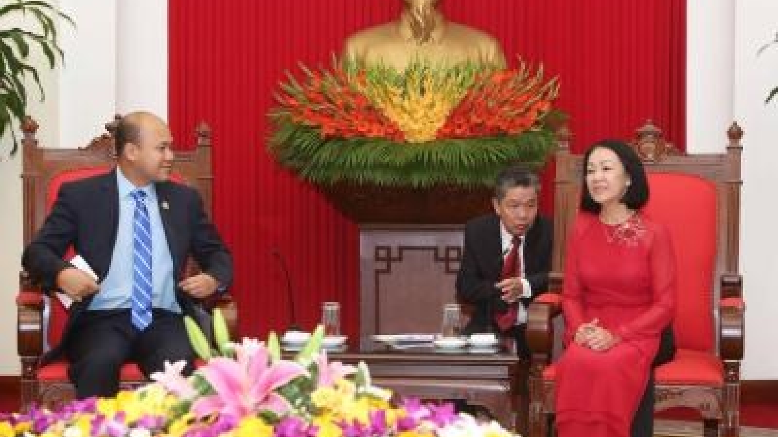 Mass mobilisation commission head greets Cambodian youth federation