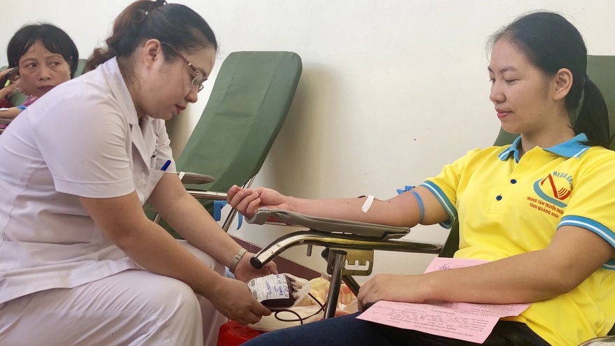 Red Journey 2019 attracts over 1,000 blood donors in Quang Ninh