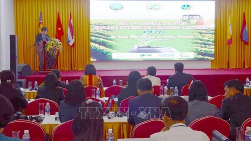 Mekong sub-region countries share experience in agricultural extension
