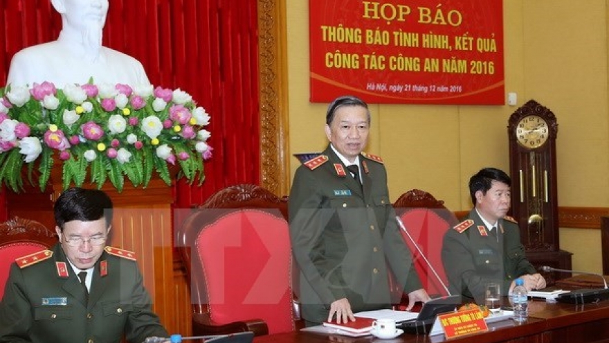 Public security ministry reviews 2016 performance