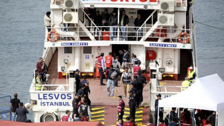 More migrants return to Turkey from Greece under EU pact
