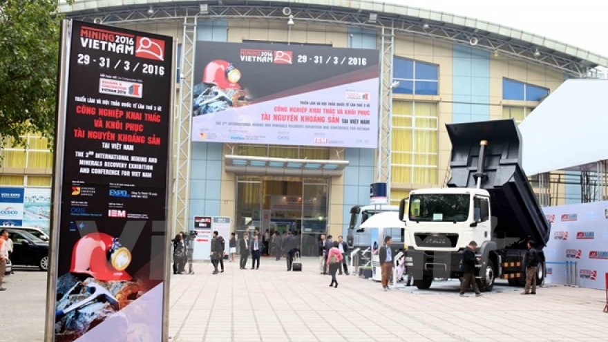 Int’l mining expo in Hanoi draws record exhibitors