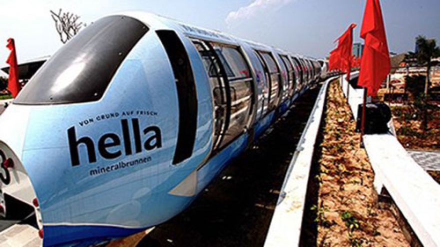 First-ever elevated monorail launched in Danang