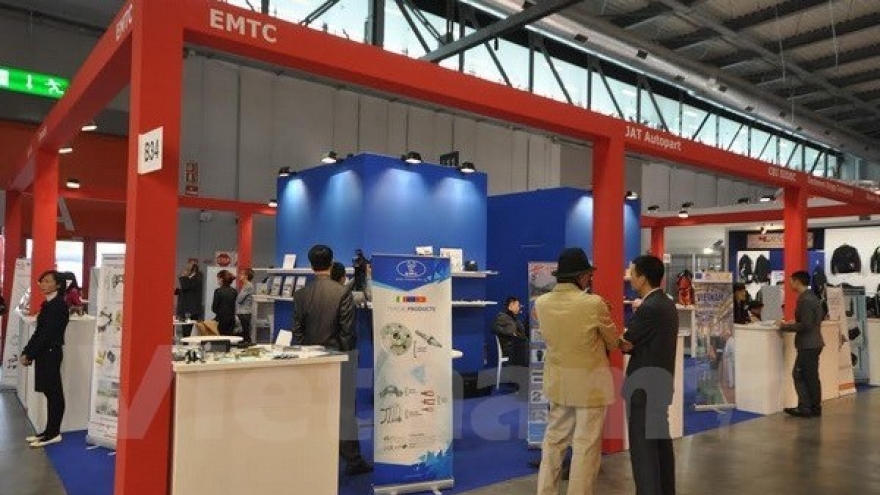 Firms display products at world’s biggest motorcycle show