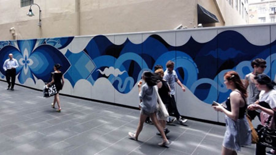 Mural painting exhibition in Hanoi