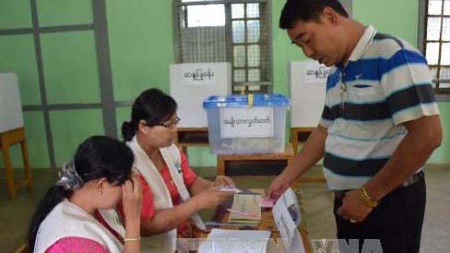 Myanmar’s election goes smoothly