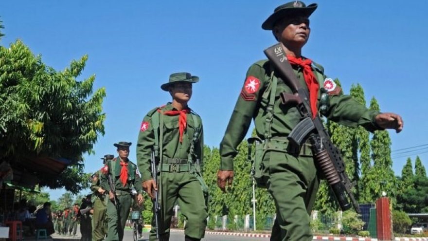 Myanmar conducts first joint military manoeuver