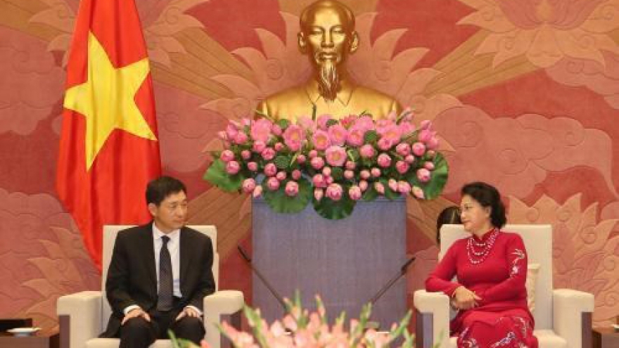 NA Chairwoman receives RoK and Iranian Ambassadors