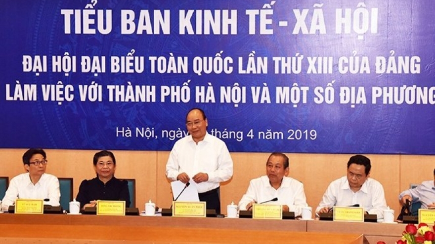 13th National Party Congress: sub-committee on socio-economic affairs meets