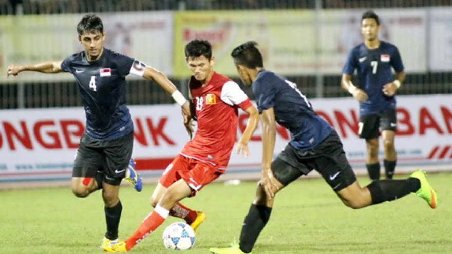 Vietnam defeats Singapore 3-0 at U21 int’l football tourney