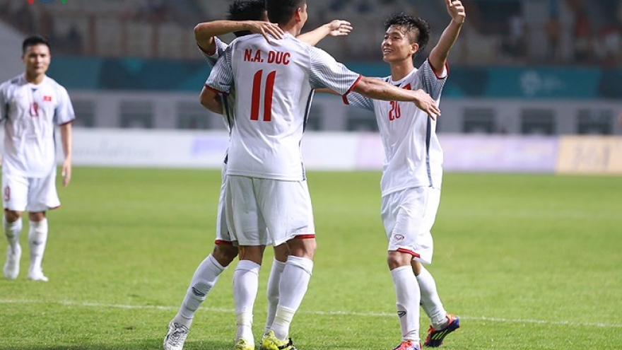 
        ASIAD 2018: Vietnam beats Nepal 2-0, qualifying for next round
                              