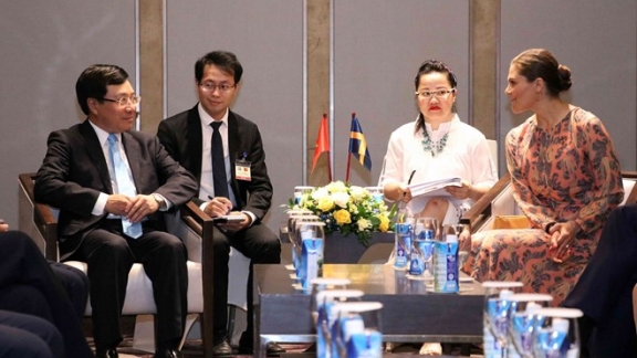 Deputy PM meets Crown Princess of Sweden