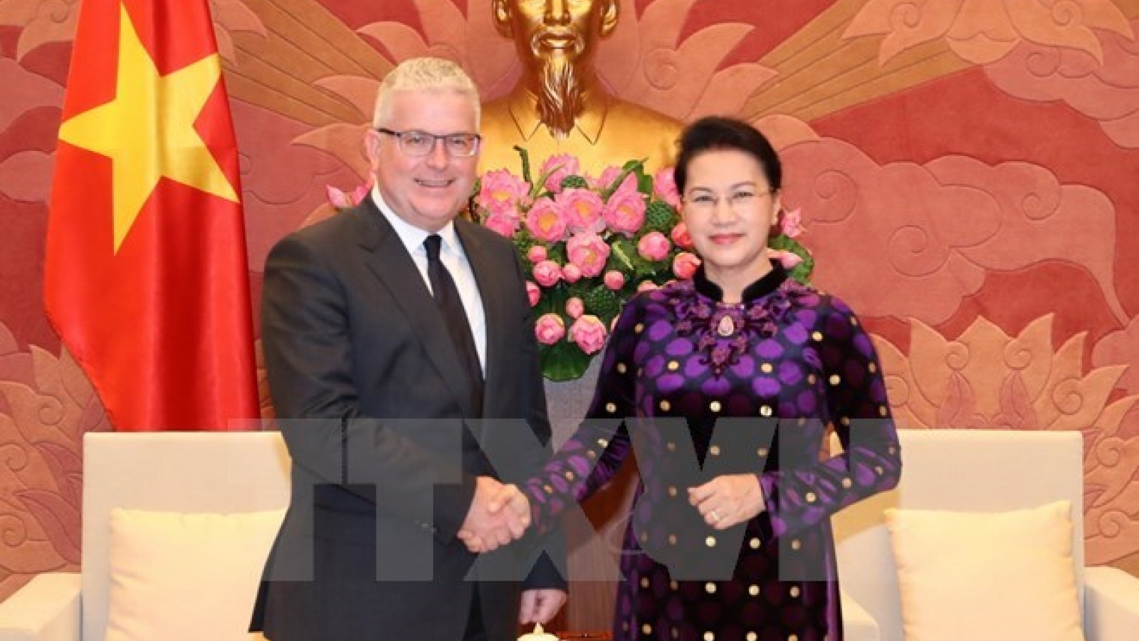 NA leader receives Australian, New Zealand ambassadors