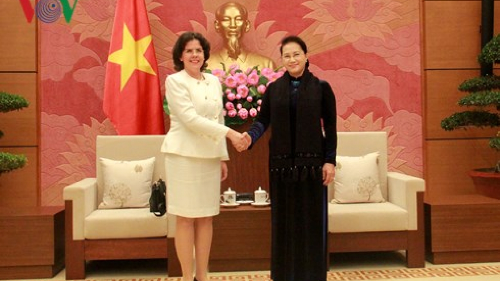 NA leader welcomes new Cuban, Spanish Ambassadors
