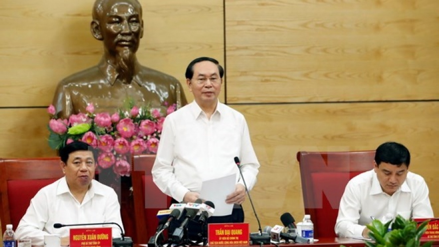 
        Nghe An should develop hi-tech agriculture: President
                              